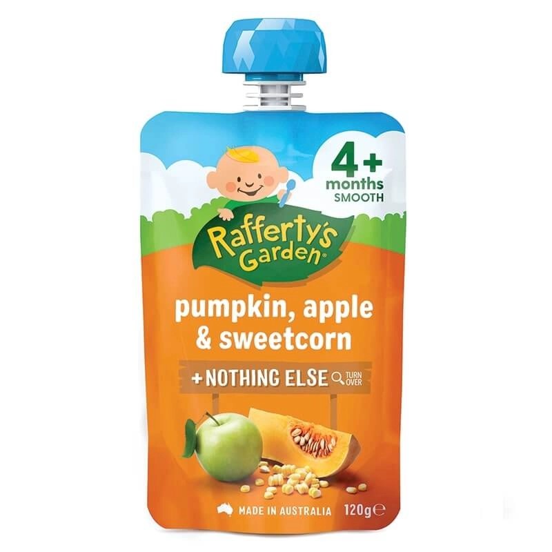 Raffertys Garden 4 Months Up Smooth Baby Food +Nothing Else