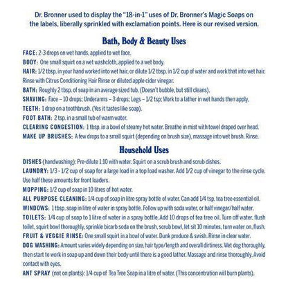 Dr. Bronner's 18 in 1 Sandalwood Jasmine Pure Castile Soap