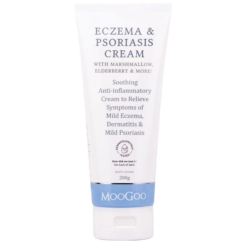 Moogoo Eczema & Psoriasis Cream w/ Marshmallow Eldelberry 120g
