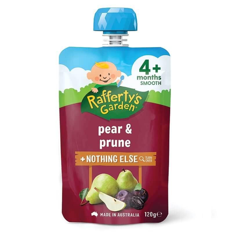 Raffertys Garden 4 Months Up Smooth Baby Food +Nothing Else