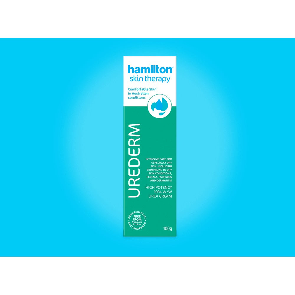 Hamilton Urederm Cream 10% 100g Dry Skin Eczema Dermatitis