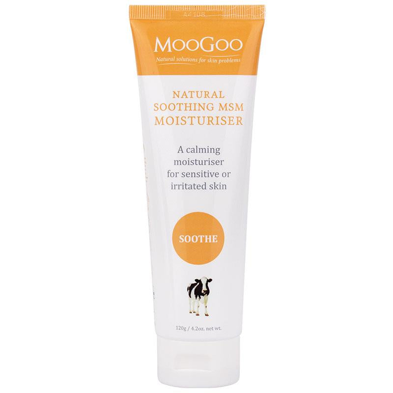 Moogoo Soothing MSM Moisturiser Lotion 120g 200g Sensitive Skin Face Body