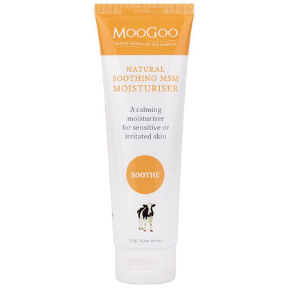 Moogoo Soothing MSM Moisturiser Lotion 120g 200g Sensitive Skin Face Body