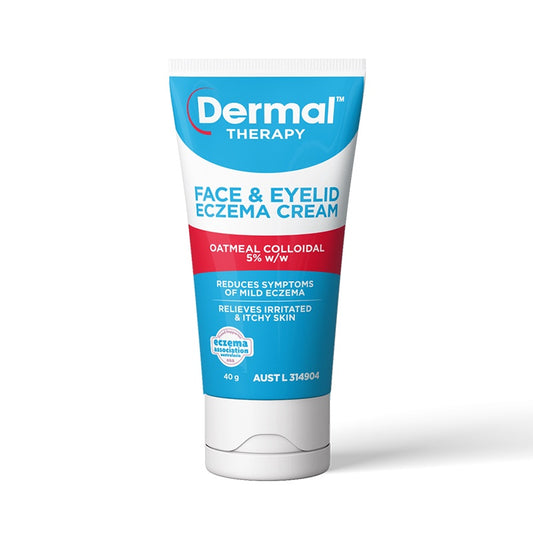Dermal Therapy Face and Eyelid Eczema Cream 40g For Dry Irritated Itchy Scaly Skin