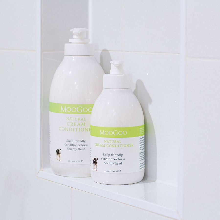 MOOGOO Natural Cream Conditioner Australia 500ml 1L