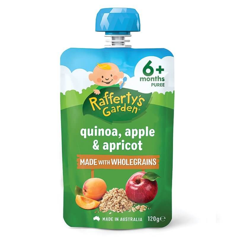 Raffertys Garden Wholegrains Range Baby Food 6+ Months Up