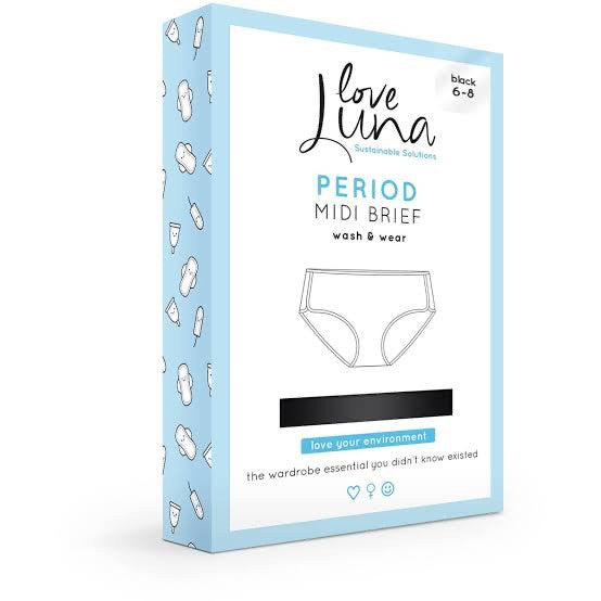 LOVE LUNA Period Brief Wash & Wear - MIDI