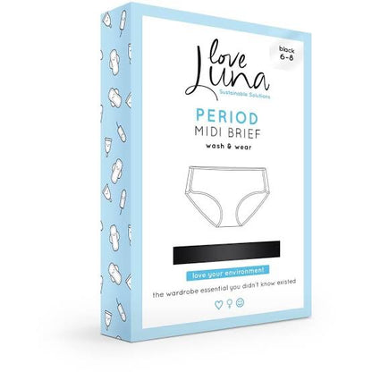 LOVE LUNA Period Brief Wash & Wear - MIDI