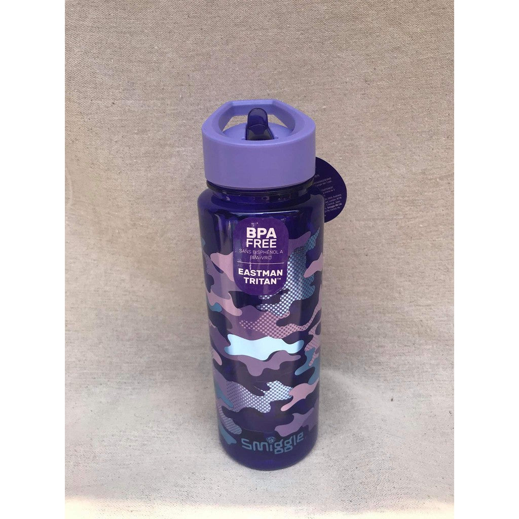 SMIGGLE Block Spout Drink Bottle 750ml Boys Girls School BPA Free