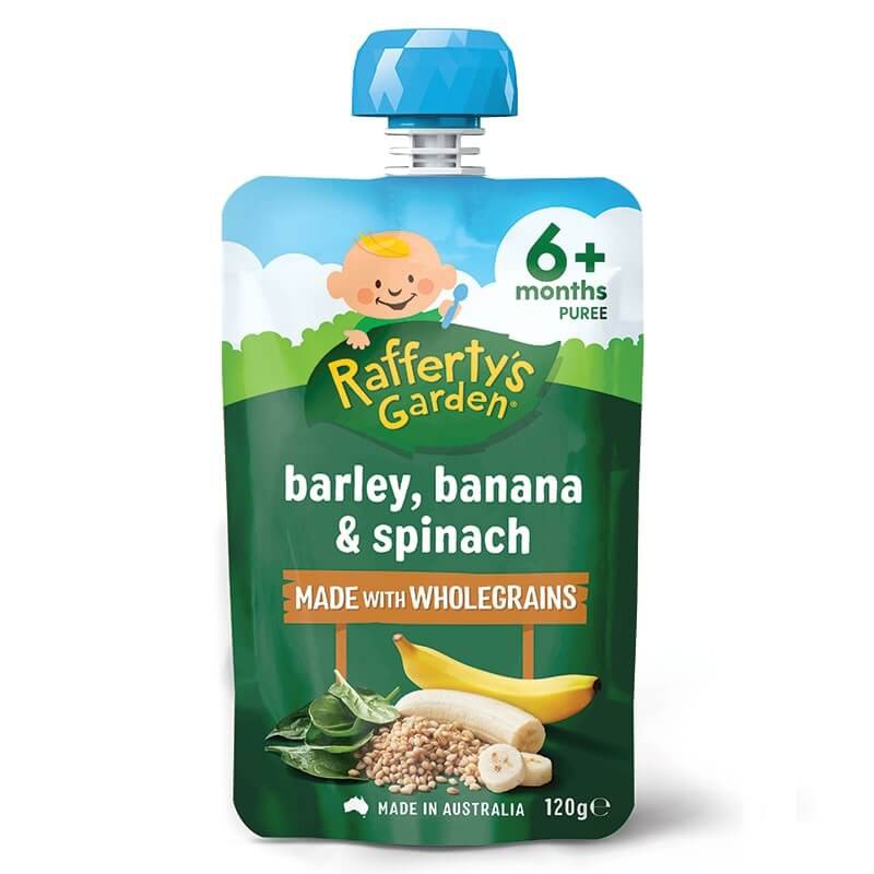 Raffertys Garden Wholegrains Range Baby Food 6+ Months Up