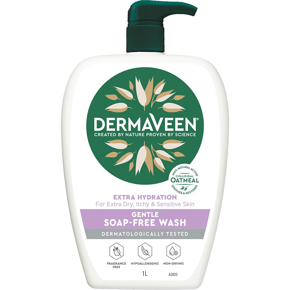 DermaVeen Extra Hydration Gentle Soap Free Wash