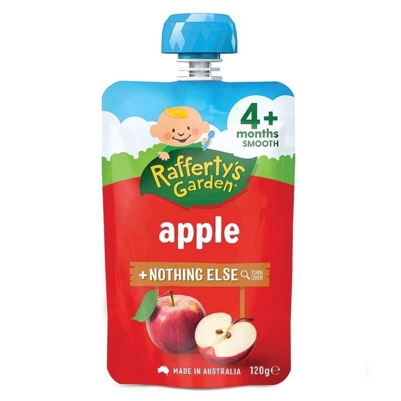 Raffertys Garden 4 Months Up Smooth Baby Food +Nothing Else