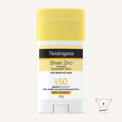 NEUTROGENA Sheer Zinc Mineral Sunscreen Stick SPF 50 42g