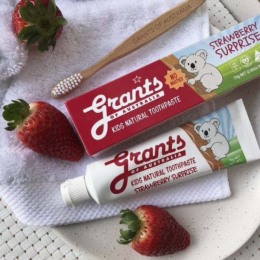 GRANTS of Australia KIDS Natural Toothpaste - FLUORIDE FREE 75G