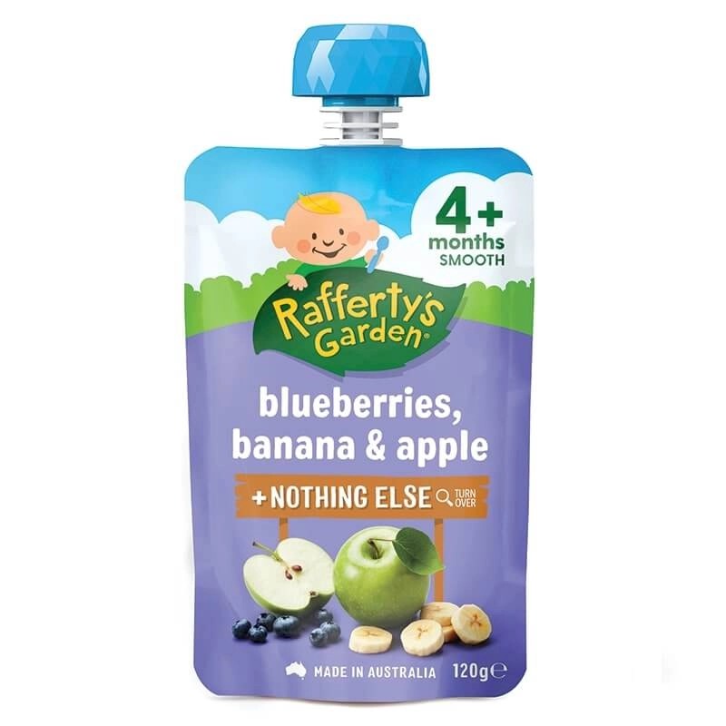Raffertys Garden 4 Months Up Smooth Baby Food +Nothing Else