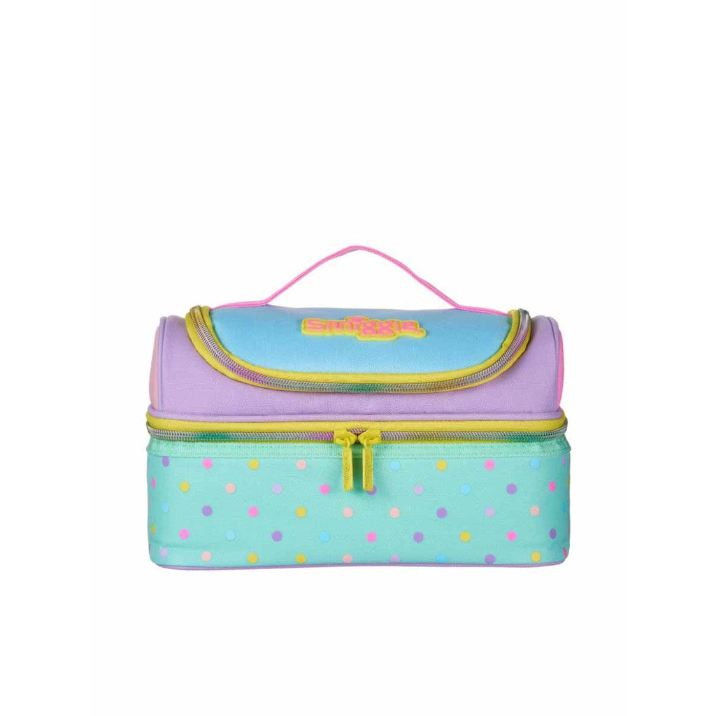 SMIGGLE Block Double Decker Girls Kids Lunchbox