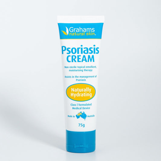 GRAHAMS Psoriasis Cream Lotion Natural Formula 75g