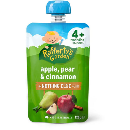 Raffertys Garden 4 Months Up Smooth Baby Food +Nothing Else