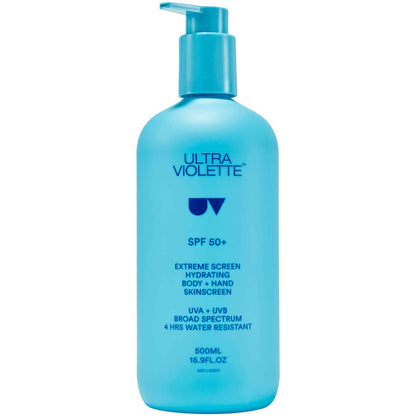ULTRA VIOLETTE SPF 50+ Extreme Screen Hydrating Body + Hand Sunscreen 30ML OR 150ml