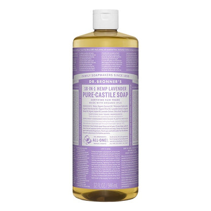 Dr. Bronner's 18 in 1 Lavender Pure Castile Soap