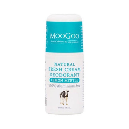 MOOGOO Natural Fresh Cream Deodorant 60ml for Teens Women Men