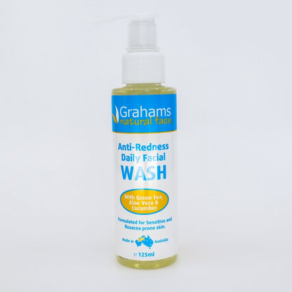 GRAHAMS Natural Anti-Redness Facial Wash 125ml