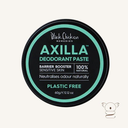 Black Chicken Axilla Barrier Booster Sensitive Organic Deodorant Paste - Plastic Free