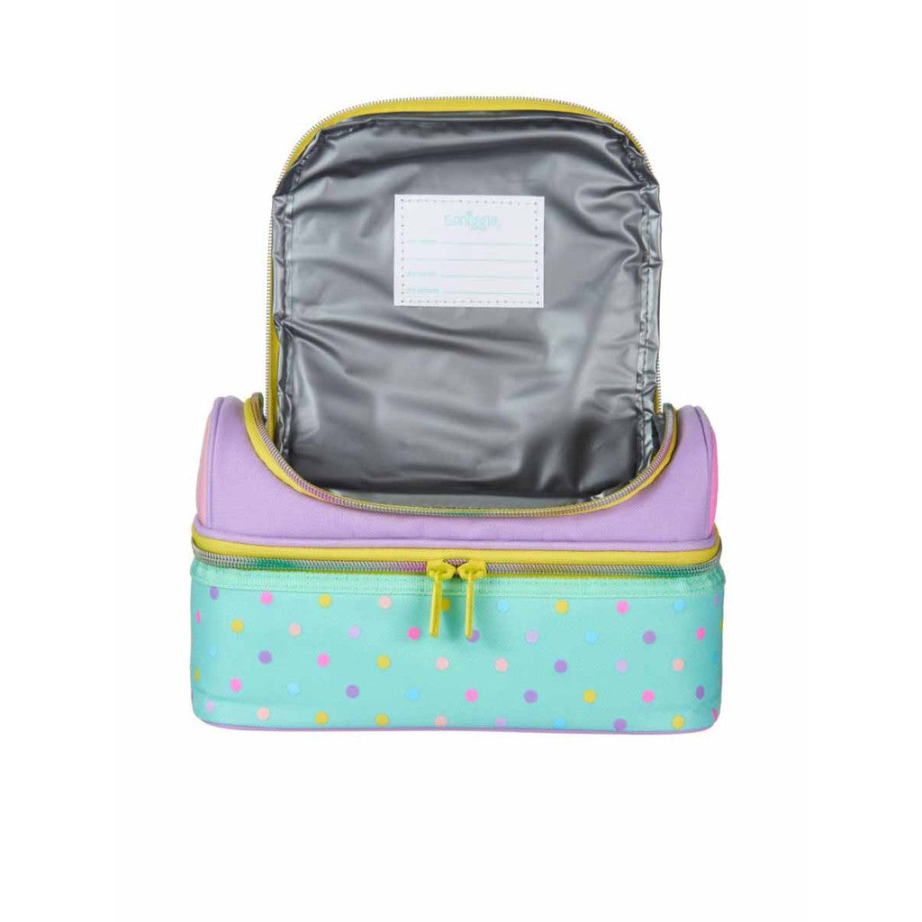 SMIGGLE Block Double Decker Girls Kids Lunchbox