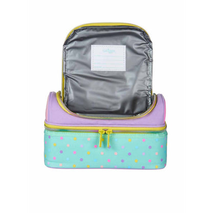 SMIGGLE Block Double Decker Girls Kids Lunchbox