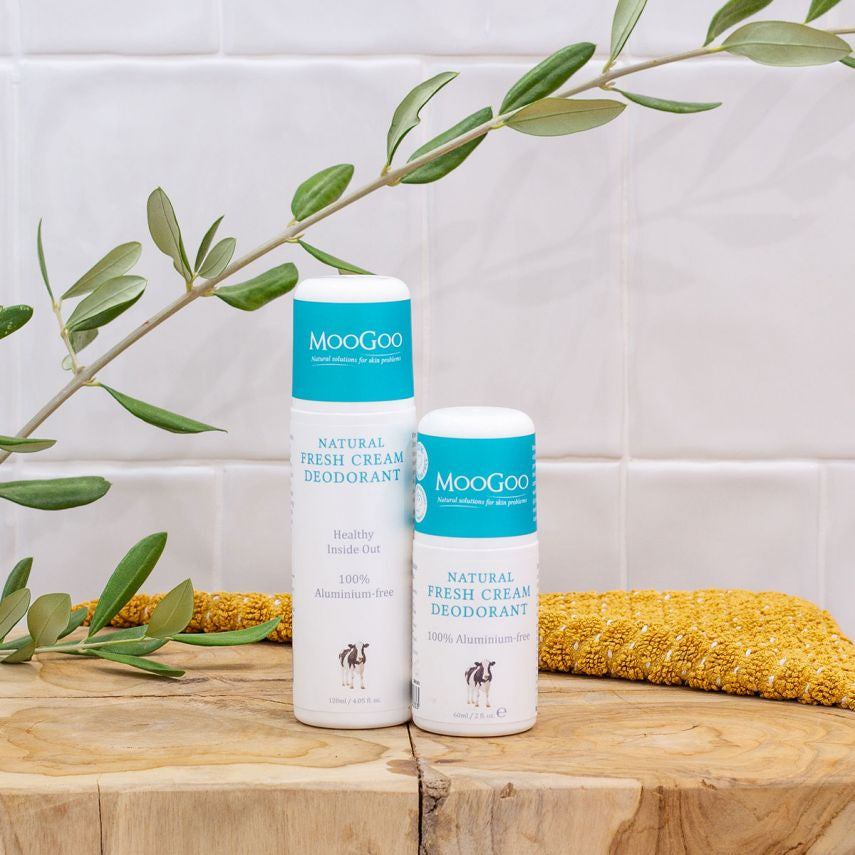 MOOGOO Natural Fresh Cream Deodorant 100% Aluminum-free 115ml