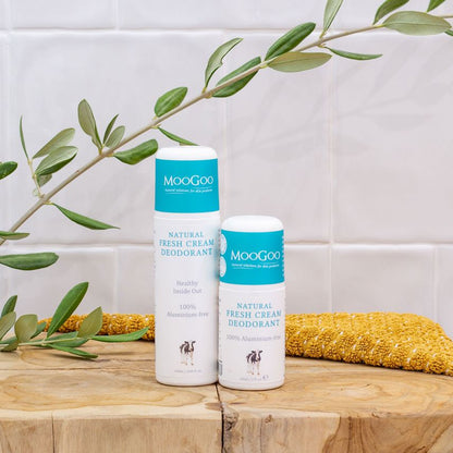 MOOGOO Natural Fresh Cream Deodorant 100% Aluminum-free 115ml