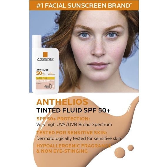 LA ROCHE POSAY Anthelios 50+ Tinted Fluid Lightweight Sunscreen