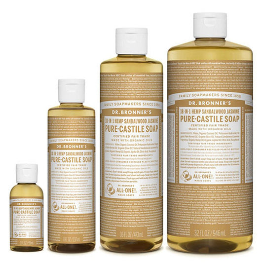 Dr. Bronner's 18 in 1 Sandalwood Jasmine Pure Castile Soap
