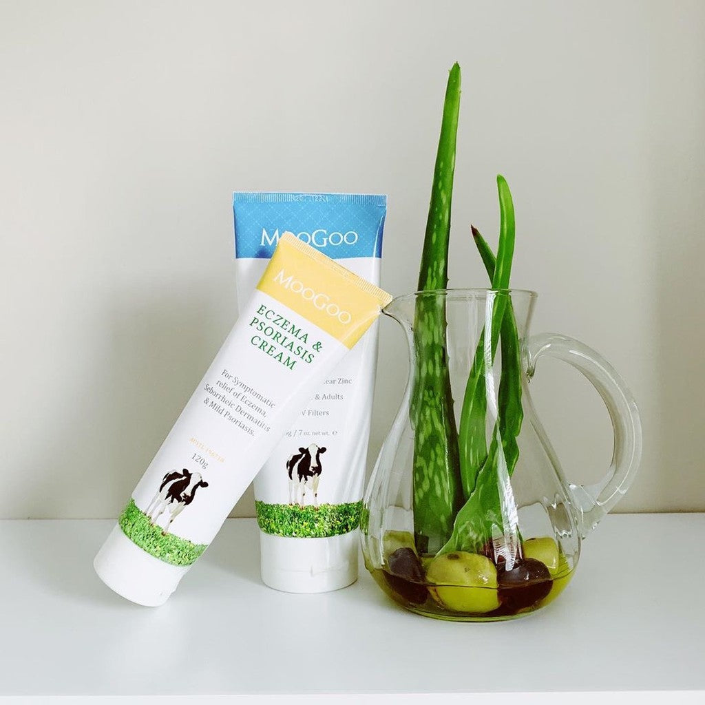 Moogoo Eczema & Psoriasis Cream Lotion Baby Kids Adults