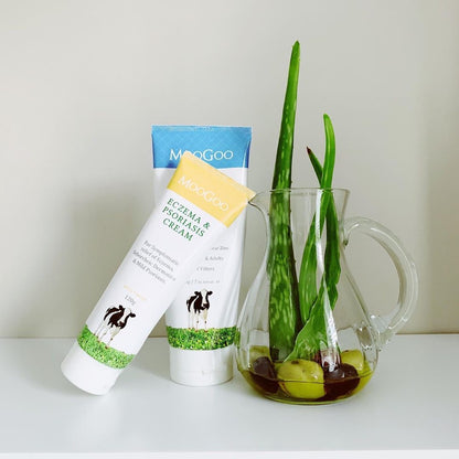 Moogoo Eczema & Psoriasis Cream Lotion Baby Kids Adults