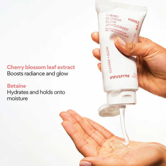 Innisfree Cherry Blossom Glow Jam Cleanser 150mL