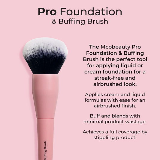 MCoBeauty Makeup Pro Foundation & Buffing Brush