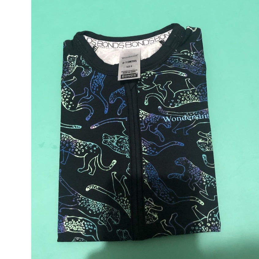 BONDS Original Baby Zip Romper Wondersuit Shirt Sleeve