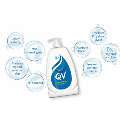 EGO QV Gentle Wash Soap Free Sensitive Skin Australia