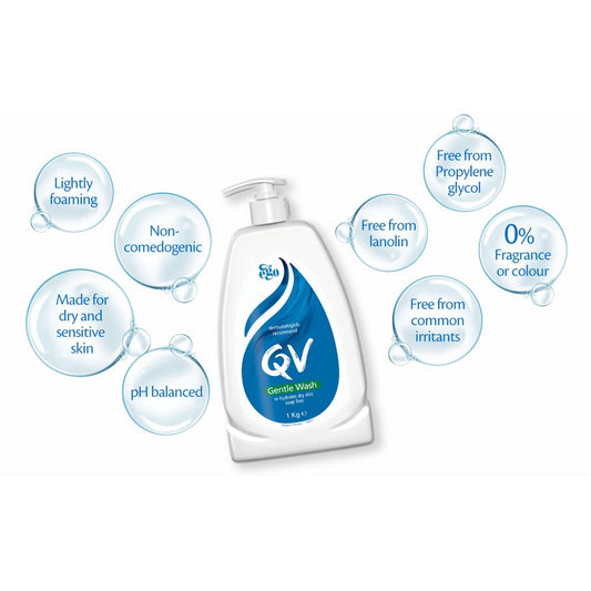 EGO QV Gentle Wash Soap Free Sensitive Skin Australia