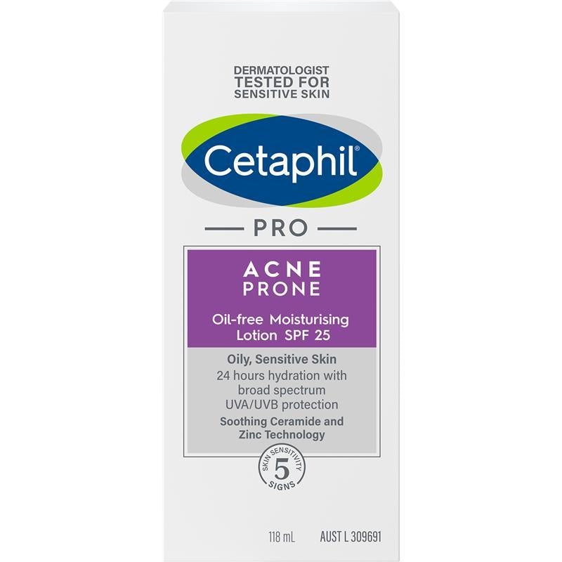 Cetaphil PRO Acne Prone Oil-Free Moisturizing Lotion SPF25 118ml