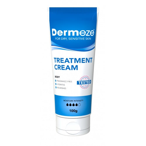 DERMEZE Body Treatment Cream for Dry Sensitive Skin 100g