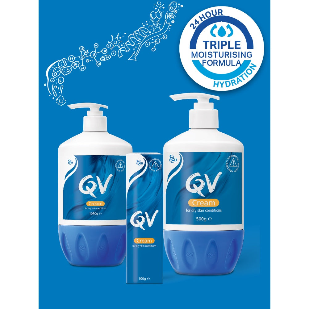 QV Moisturizing Cream 1kg Jumbo Size Eczema Dermatitis Scaly Skin
