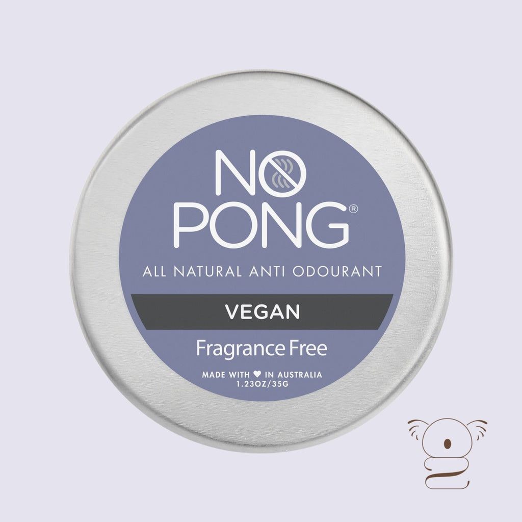 No Pong All Natural Deodorant Paste - Fragrance Free, Vegan for Teens Women Men