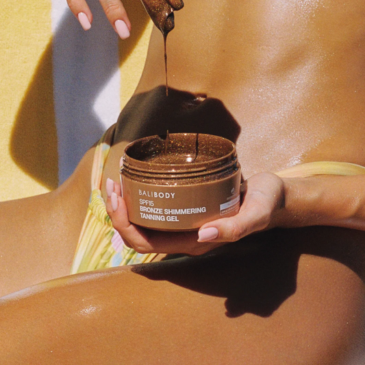 Bali Body Bronze Shimmering Self Tan Tanning Gel SPF15
