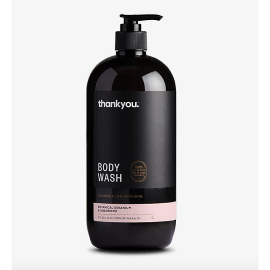ThankYou Botanical Geranium and Rosewood Body Wash