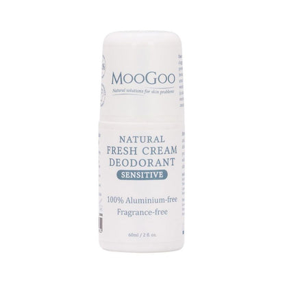 MOOGOO Natural Fresh Cream Deodorant 60ml for Teens Women Men