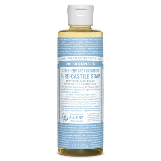 Dr Bronner's Pure-Castile Liquid Soap - Baby Unscented