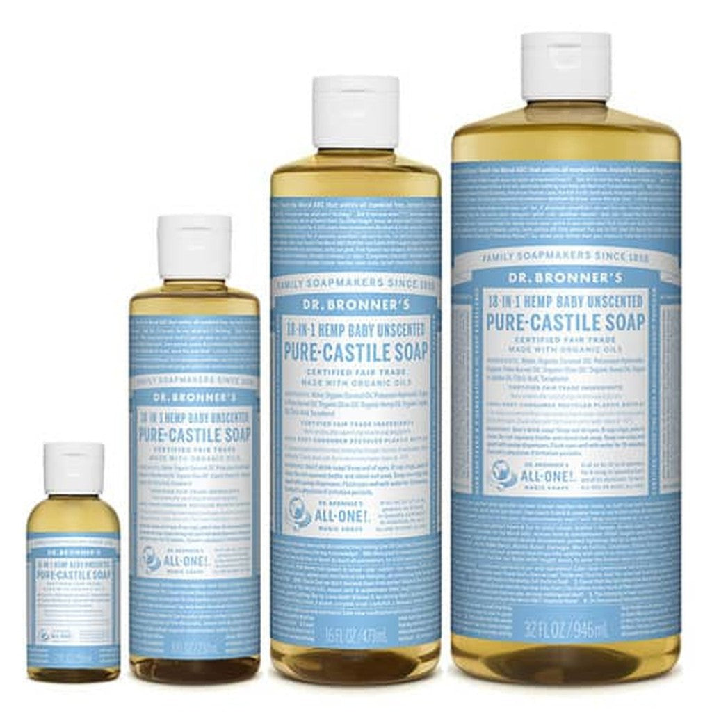 Dr Bronner's Pure-Castile Liquid Soap - Baby Unscented