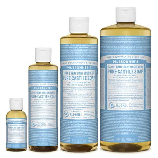 Dr Bronner's Pure-Castile Liquid Soap - Baby Unscented